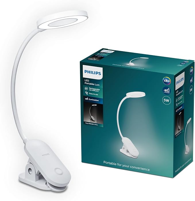 Philips Forys Clip Schreibtischleuchte