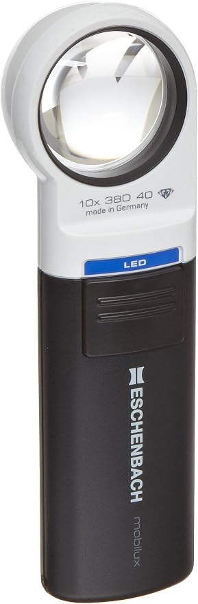 Eschenbach mobilux LED Handlupe 75 x 50 mm, 3,5x