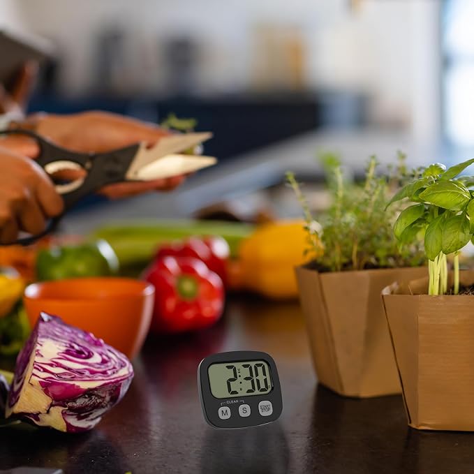 TFA Dostmann Digitaler Timer mit Stoppuhr und Uhrzeit 38.2057