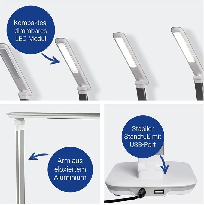 MAUL MAULjazzy LED-Tischleuchte, dimmbar, 4.000 K (8201802)